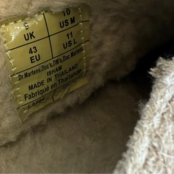 NWOB Dr. Martens Isham Vintage Suede Slingback Mule 10 M 11 L - Picture 6 of 6